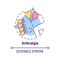 Arthralgia concept icon