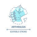 Arthralgia concept icon