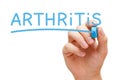 Arthritis Blue Marker Royalty Free Stock Photo