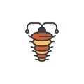 Arthropod filled outline icon