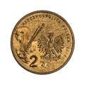 Arthur Grottger commemorative coin Royalty Free Stock Photo