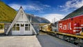 Arthurs Pass, Kiwi Rail Train, New Zealand Royalty Free Stock Photo