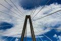 Arthur Ravenel, Jr. Bridge, Charleston, SC. Royalty Free Stock Photo