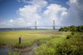 Arthur Ravenel Jr. Bridge in Charleston, South Carolina Royalty Free Stock Photo