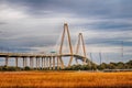 The Arthur Ravenel Jr. Bridge that connects Charleston to Mount Royalty Free Stock Photo