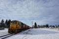 Arthurs Pass Railway Engine Royalty Free Stock Photo