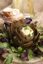 Artichoke hollandaise