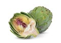 Artichoke isolated on white background Royalty Free Stock Photo