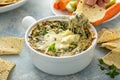 Artichoke spinach dip Royalty Free Stock Photo