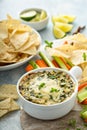 Artichoke spinach dip Royalty Free Stock Photo