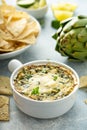 Artichoke spinach dip Royalty Free Stock Photo