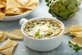 Artichoke spinach dip Royalty Free Stock Photo