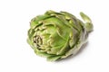 Artichoke vegetables on the white background Royalty Free Stock Photo