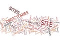 Article Directories Are A Popular Form Of Web Directory Word Cloud Concept Royalty Free Stock Photo