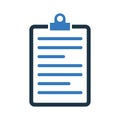 Article document content icon. Vector graphics