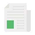 Article, journal Vector icon which can easily modify Royalty Free Stock Photo