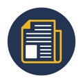 Article, journal Vector icon which can easily modify Royalty Free Stock Photo