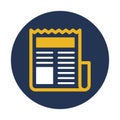 Article, journal Vector icon which can easily modify Royalty Free Stock Photo