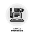 Article Submission Icon Royalty Free Stock Photo