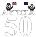 Article 50 UK exit from the European Union