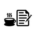 Article writing, content, writing, article fully editable vector icons Royalty Free Stock Photo
