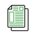 Articles icon vector image.