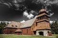 The articular wooden church in village Svaty Kriz, Slovakia