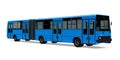 Articulated City Bus Isolated