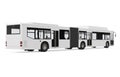 Articulated City Bus Isolated