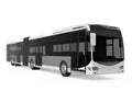 Articulated City Bus Isolated