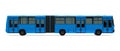 Articulated City Bus Isolated