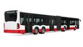 Articulated City Bus Isolated