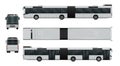 Articulated city bus set