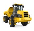 Articulated Dump Truck Isolated