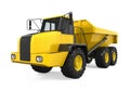 Articulated Dump Truck Isolated