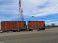 Articulated lorry for the transport of live animals