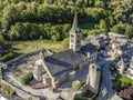 Arties village church in Lerida Catalonia Spain