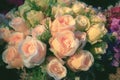 Artificial beautiful roses flower bouquet decoration