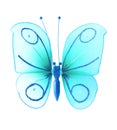 Artificial blue butterfly Royalty Free Stock Photo