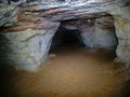 artificial cave under earth journey