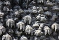 Artificial creation of stalactite wall Wallenstein Garden Royalty Free Stock Photo