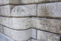 Artificial decorative stone facade. Royalty Free Stock Photo