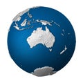 Artificial Earth - Australia Royalty Free Stock Photo