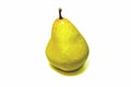 Artificial European Pear iso lated. Royalty Free Stock Photo