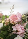 Artificial flowers mixed bouquet Royalty Free Stock Photo