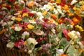 Artificial flowers on selling