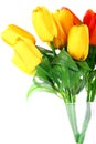 Artificial flowers (tulip) Royalty Free Stock Photo