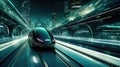 artificial futuristic technology background