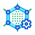 Artificial Graphene Technology Vector Sign Icon