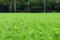 Artificial grass close-up. Artificial turf background